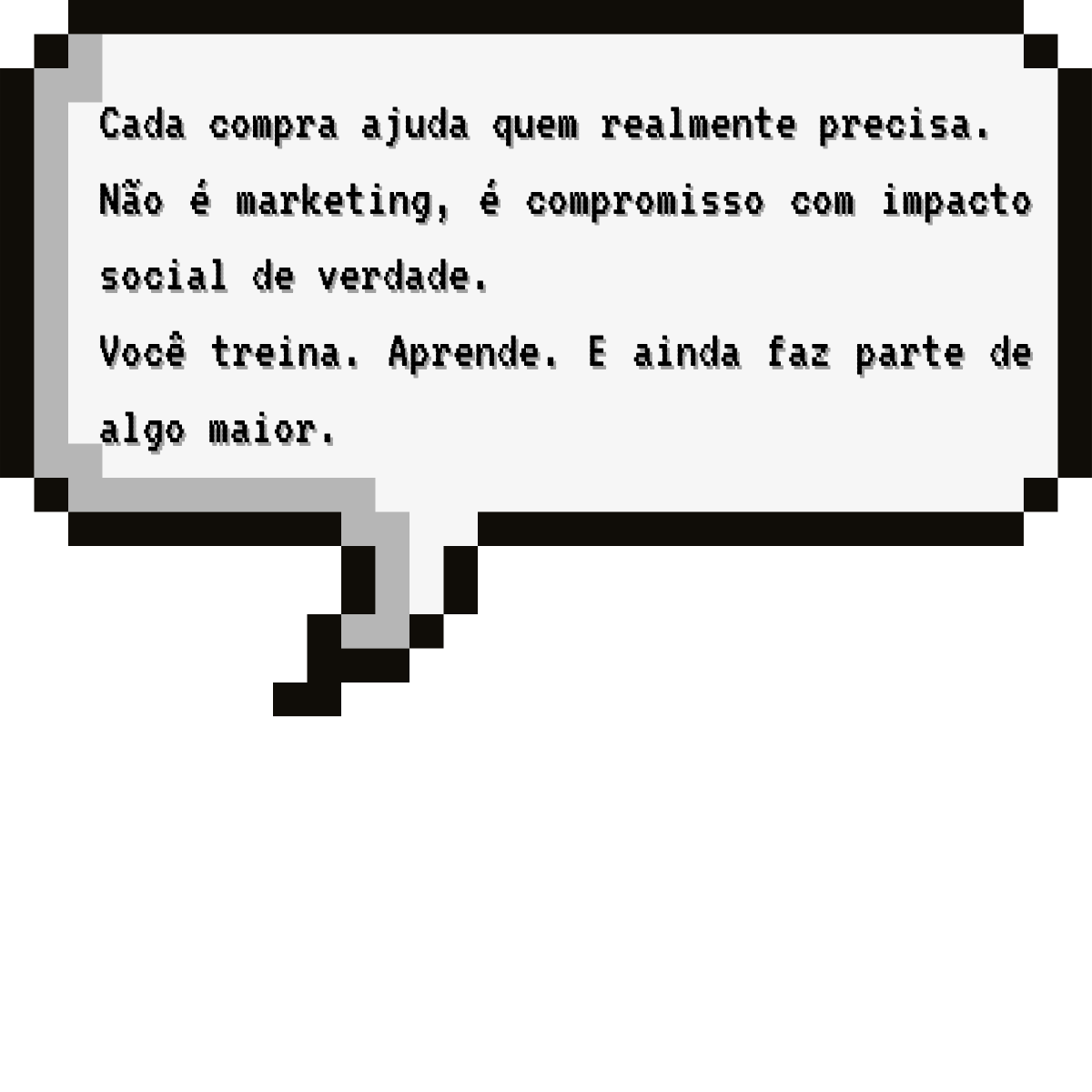 Balão de fala do Careca